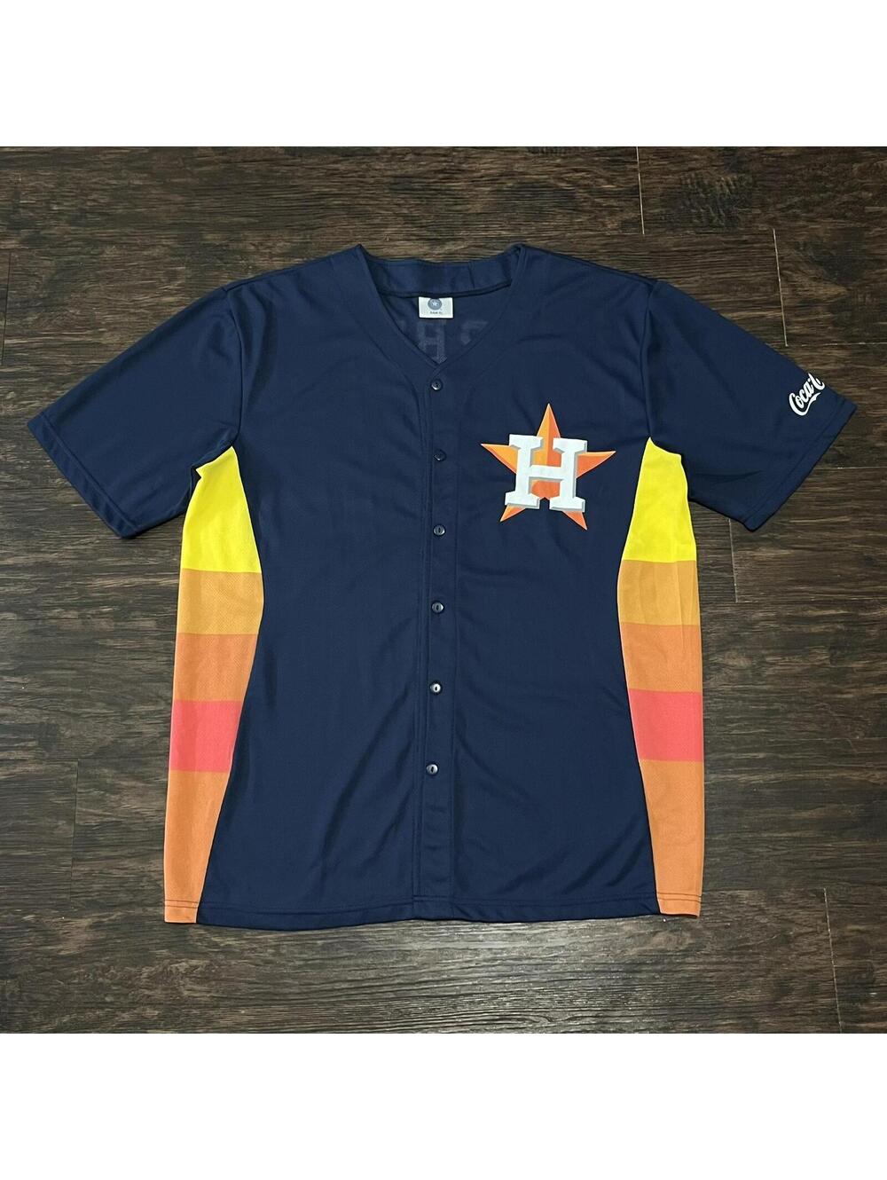 Houston Astros Orbit Rainbow SGA Jersey Size XL